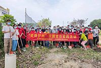 爱树护绿 共建绿色家园——乐鱼网页版集团党支部参加大龙街道党委组织